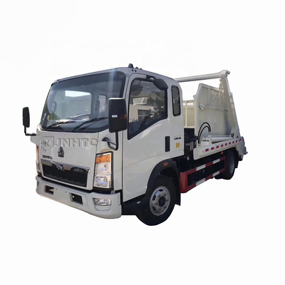 Petit conteneur du camion à ordures 4x2 3m3 5m3 d'oscillation de lumière hydraulique de bras