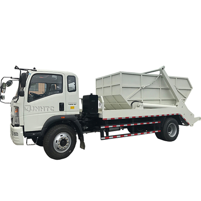 Petit conteneur du camion à ordures 4x2 3m3 5m3 d'oscillation de lumière hydraulique de bras