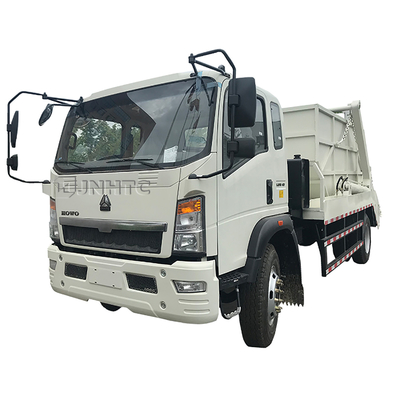Petit conteneur du camion à ordures 4x2 3m3 5m3 d'oscillation de lumière hydraulique de bras