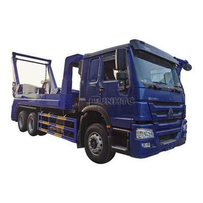 Poubelle de déchets hydraulique de conteneur du camion à ordures Euro2 Euro3 de bras d'oscillation de HOWO 6x4 12cbm 15cbm