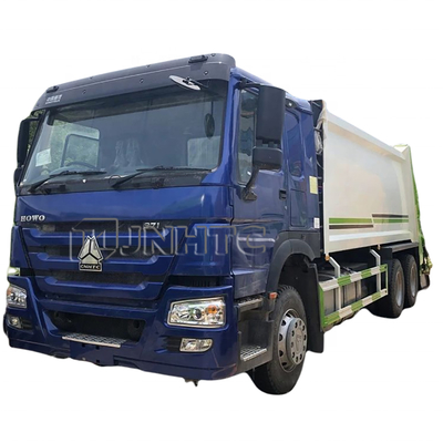 Poubelle de déchets hydraulique de conteneur du camion à ordures Euro2 Euro3 de bras d'oscillation de HOWO 6x4 12cbm 15cbm