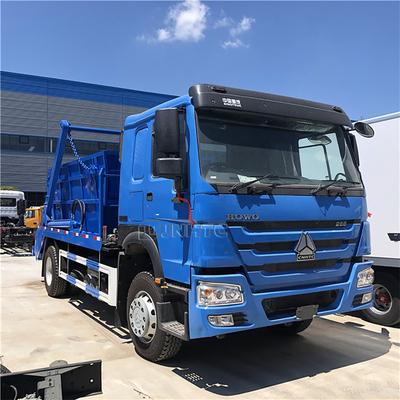 Poubelle de déchets hydraulique de conteneur du camion à ordures Euro2 Euro3 de bras d'oscillation de HOWO 6x4 12cbm 15cbm