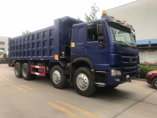 Camion de boîte de décharge de forme de SINOTRUK HOWO 8X4 U au Ghana Tanzanie Zambie Zimbabwe