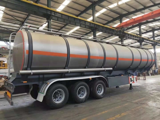 De Liangshan 30000l-60000l de carburant de bateau-citerne remorque en aluminium semi