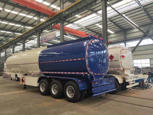 De Liangshan 30000l-60000l de carburant de bateau-citerne remorque en aluminium semi