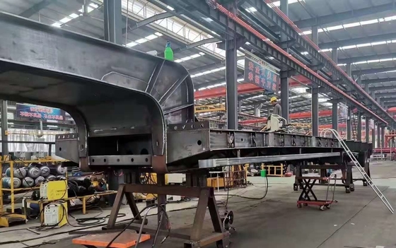 3 l'axe de l'axe 4 100 tonnes de bas enfoncent semi la remorque pour l'excavatrice Transport de Loder de roue