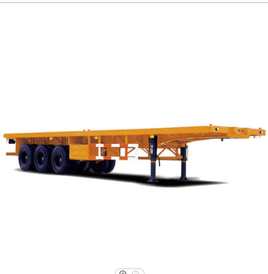 3 de l'axe 20ft 40ft de couche horizontale de conteneur remorque de conteneur de col de cygne de remorque semi