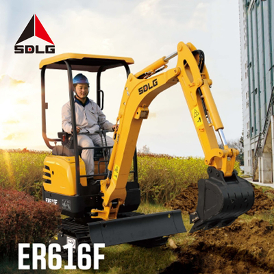 Machines de construction lourde de SDLG ER616F 1 Ton Mini Excavator