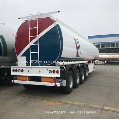 De 3 remorques résistantes d'axes semi de stockage d'huile de réservoir de carburant remorque diesel liquide semi