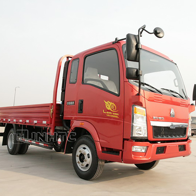 Le message publicitaire de faible puissance de SINOTRUK HOWO 4x2 troque 2 la tonne 5 Ton Flatbed Truck de la tonne 3