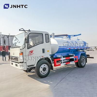 SINO HOWO 4x2 6 bande le petit camion 3000L 5000L 6000L d'aspiration d'eaux d'égout de vide