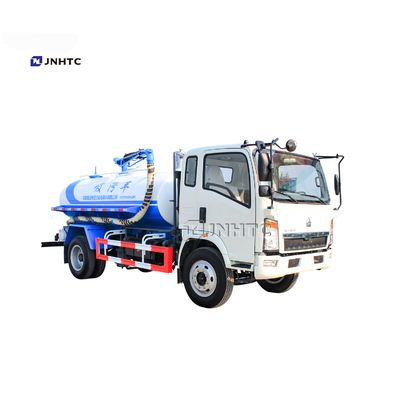 SINO HOWO 4x2 6 bande le petit camion 3000L 5000L 6000L d'aspiration d'eaux d'égout de vide
