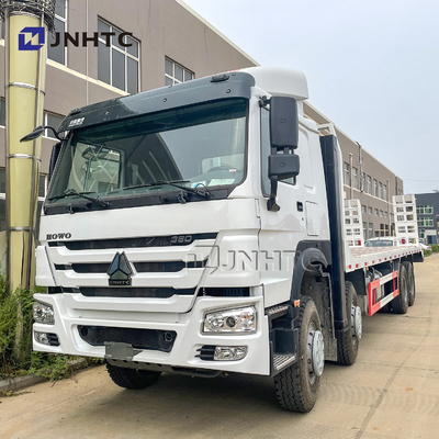 Camion à plat de retrait de barrage routier de dépanneuse de naufrageur de roues de HOWO 8X4 Euro2 12