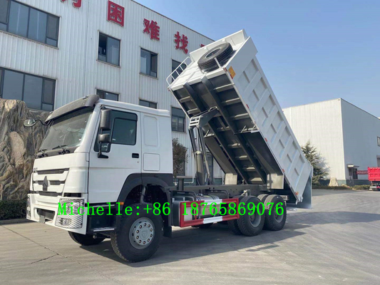 Axe résistant des puissances en chevaux 3 de Wheeler Tipper 371hp du camion à benne basculante de Sinotruk HOWO 6*4 10