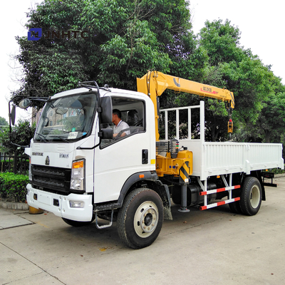 Howo allument 2 tonnes 3 tonnes de petit camion à benne basculante avec Crane Left Right Hand Drive