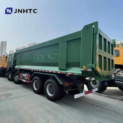 Type cubique corps de Tipper Truck With U du vert 20 de HOWO 6X4 371HP de cargaison