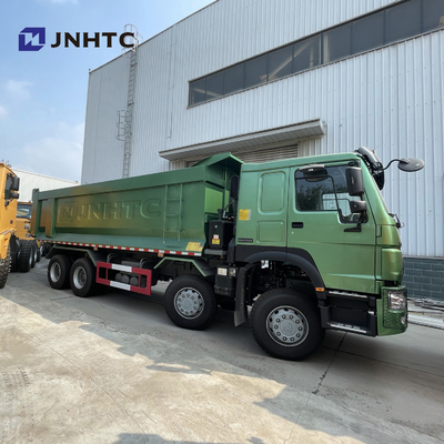 Type cubique corps de Tipper Truck With U du vert 20 de HOWO 6X4 371HP de cargaison