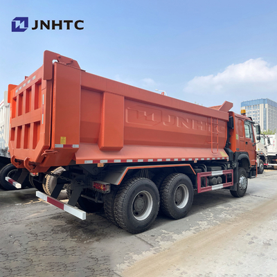 Camion à benne basculante résistant cubique du vert 20 de HOWO 6X4 371 avec le type lumière d'U d'alarme de corps de cargaison