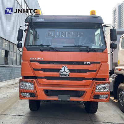 Camion à benne basculante résistant cubique du vert 20 de HOWO 6X4 371 avec le type lumière d'U d'alarme de corps de cargaison