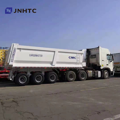 Le tracteur de 3 axes vident semi la suspension d'air du camion de remorque 40t