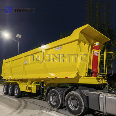 remorques de 1/6 3 de l'axe 4 Tipper Tractor Side Rear Dump d'axes avec le cylindre hydraulique