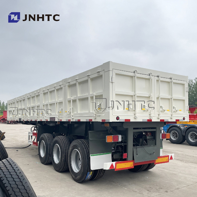 70 remorques de devoir de Ton Hydraulic Tipping Trailer Heavy semi benne le verseur de côté de camion