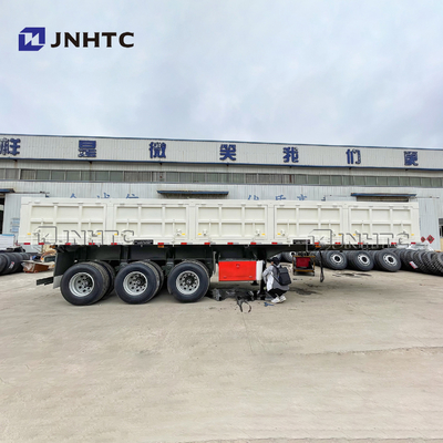 3 4 d'Axle Side Wall Fence Cargo verseur latéral hydraulique de la remorque 40T 60T semi
