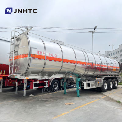 3 axe 45000 50000 litres d'acier inoxydable de lait de bateau-citerne de l'eau de réservoir de stockage de pétrole semi de remorque de camion