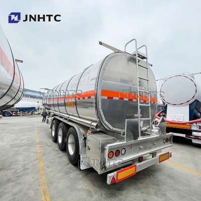 3 axe 45000 50000 litres d'acier inoxydable de lait de bateau-citerne de l'eau de réservoir de stockage de pétrole semi de remorque de camion