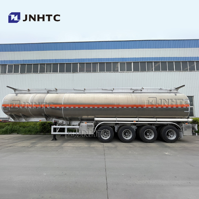 Utilisé 3 axes 45000 litres remplissez de combustible l'acier au carbone/aluminium de remorque de camion-citerne aspirateur