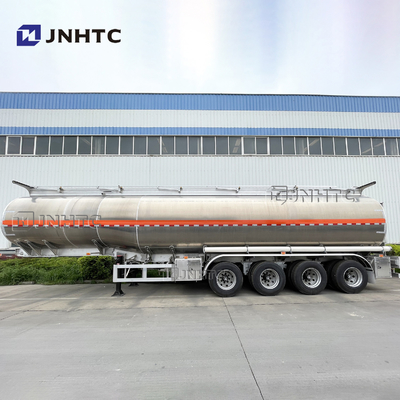 Utilisé 3 axes 45000 litres remplissez de combustible l'acier au carbone/aluminium de remorque de camion-citerne aspirateur