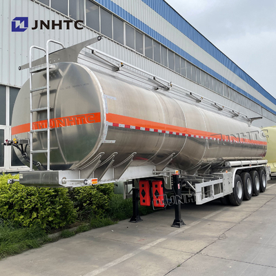 Utilisé 3 axes 45000 litres remplissez de combustible l'acier au carbone/aluminium de remorque de camion-citerne aspirateur
