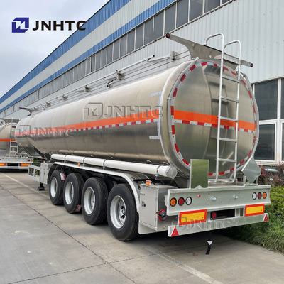 Utilisé 3 axes 45000 litres remplissez de combustible l'acier au carbone/aluminium de remorque de camion-citerne aspirateur