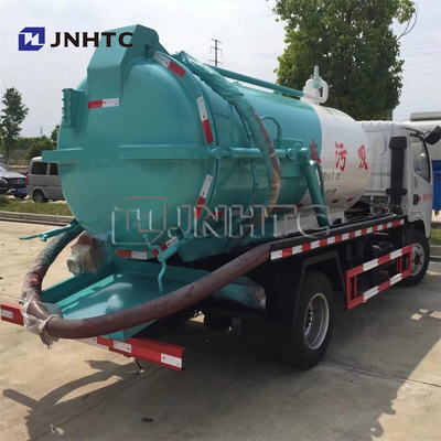 Le message publicitaire de faible puissance de DONGFENG troque le camion de petite capacité d'aspiration d'eaux d'égout de vide
