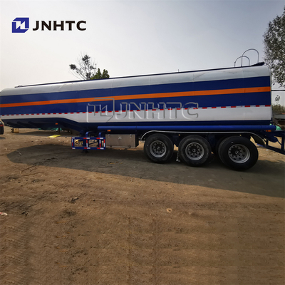 Occasion remplissent de combustible la remorque adaptée aux besoins du client de réservoir de transport d'huile semi
