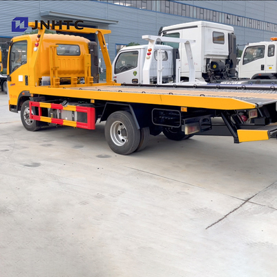 Camion de naufrageur à plat de cargaison de HOWO 4x2 5-10 TON Light Duty Commercial Trucks