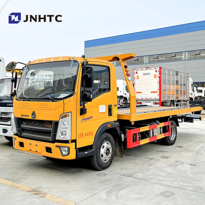 Camion de naufrageur à plat de cargaison de HOWO 4x2 5-10 TON Light Duty Commercial Trucks