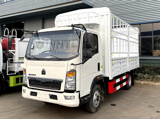 Les camions commerciaux de faible puissance de HOWO 4X2 5-10T jalonnent le camion de lit