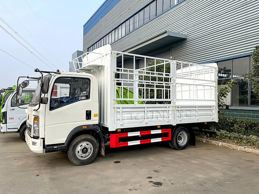 Les camions commerciaux de faible puissance de HOWO 4X2 5-10T jalonnent le camion de lit