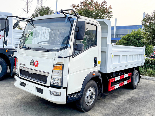 Camion à la benne basculante 4X2 de faible puissance de Sinotruk Howo 10 - 15 tonnes pour le transport de gravier de chaux de sable