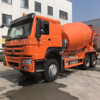 Rouleur de chargement automatique 371hp 12m3 du mélangeur concret 10 de SINOTRUK HOWO