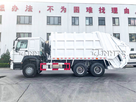 6x4 10 roule le seau accrochant de camion de compacteur des déchets 16CBM