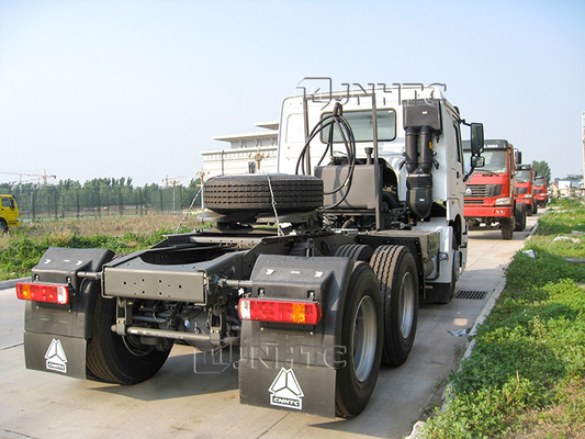 10 tête 50T 6X4 de remorque de la tête HOWO de tracteur de Howo des roues 371