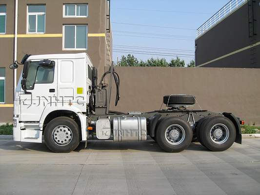10 tête 50T 6X4 de remorque de la tête HOWO de tracteur de Howo des roues 371