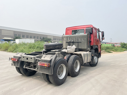 3,5 pouces Euro2 Sinotruk Howo 6x4 371 tête de tracteur de 10 roues