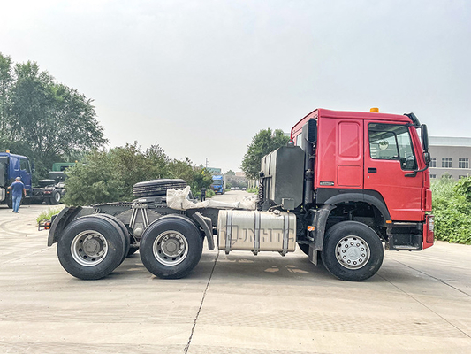 6x4 3,5 tracteur principal de roues du camion 10 de tracteur de pouce Euro2 Sinotruk Howo 371