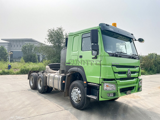 Camion de tracteur de roue des puissances en chevaux 10 de Sinotruk Howo 371 tête de tracteur de 50 tonnes