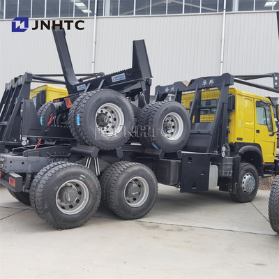 Rondin en bois portant le type de gazole de camion du moteur 6x4