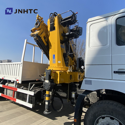 Le camion à plat de cargaison de Dropside a monté Crane Shacman F3000 6x4