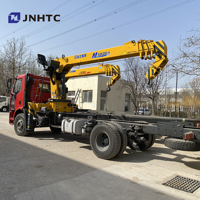 Roue Crane Boom Truck With d'entraînement de FAW 4X2 6 - 10 tonnes